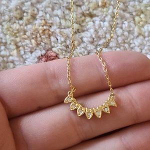 Stella & Dot Gold Reversible Necklace